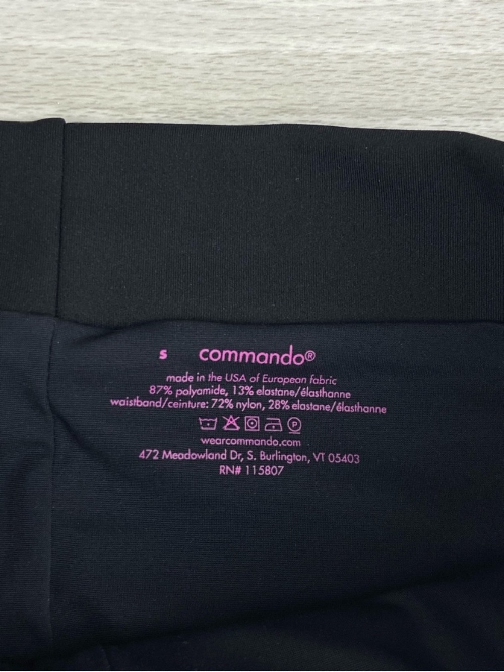 Commando Neoprene Ceo Side Zip Luxe Italian High Waist Pants Size Small - Picture 10 of 10